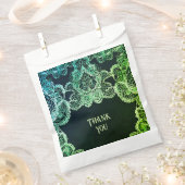 Elegante kant bruiloft uitnodiging bedankzakje (Geknipt)