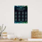 Elegante kant bruiloft uitnodiging poster (Keuken)