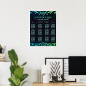 Elegante kant bruiloft uitnodiging poster (Thuiskantoor)