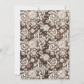 Elegante kant lingerie douche uitnodiging (Achterkant)