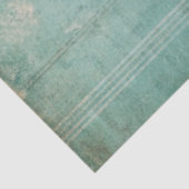 Elegante kant teal grunge decoupage tissuepapier (Detail)