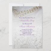 Elegante Kant Thee Cups Vrijgezellenfeest Tea Part Kaart (Achterkant)