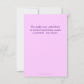 Elegante Kanten Bedankkaart (Achterkant)
