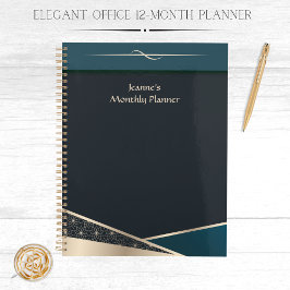Elegante Kantoor 12-maands planner dagelijks weekm