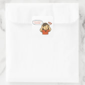 Elegante kantoorhumor sticker | deadline-modus (Tas)