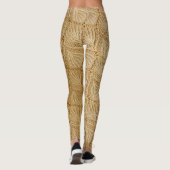 Elegante kantstof: gestructureerde patronen. leggings (Achterkant)