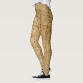 Elegante kantstof: gestructureerde patronen. leggings (Links)