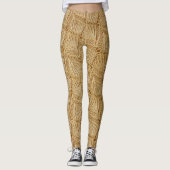 Elegante kantstof: gestructureerde patronen. leggings (Voorkant)