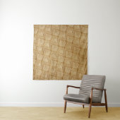 Elegante kantstof: gestructureerde patronen. wandkleed (In situ)