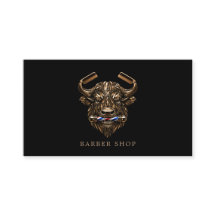 Elegante Kapperzaak Bronzen Buffalo Kapperpaal 