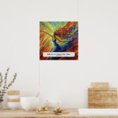 Elegante kapsalon poster met eigen naam (Keuken)