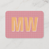 Elegante Karten Visitekaartje (Achterkant)