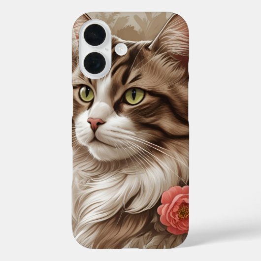 Elegante Kat Case-Mate iPhone Case (Achterkant)