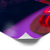 Elegante Kat Drinkt Whiskey | Grappige Bar Perfect Poster (Hoek)