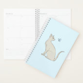 Elegante kat met vlinder planner (Display)
