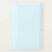 Elegante kat met vlinder planner (Achterkant)
