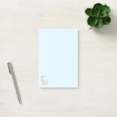 Elegante kat met vlinder post-it® notes (Kantoor)