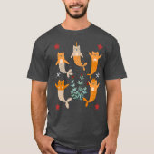Elegante kat-vis hybride t-shirt (Voorkant)