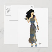 Elegante Kate Briefkaart (Voorkant / Achterkant)