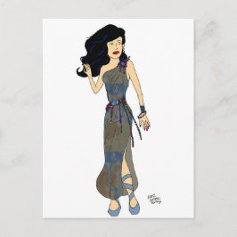 Elegante Kate Briefkaart