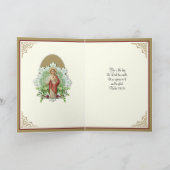 Elegante katholieke afstuderen Jezus afstudeercere Kaart (Binnen)