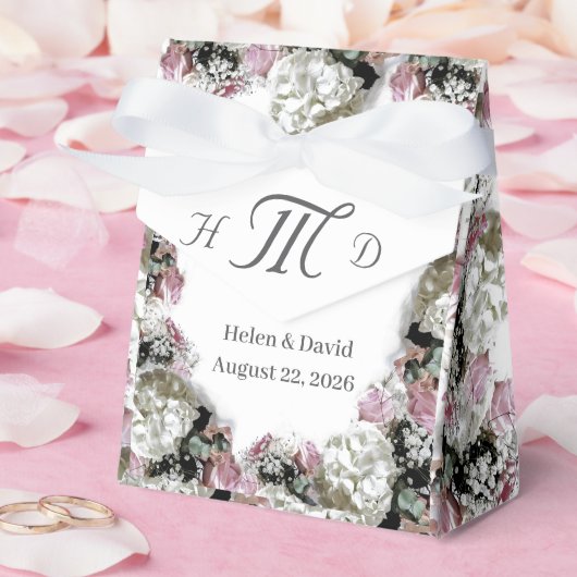 Elegante katholieke bruidsdouche bedankdoosjes (Huwelijk)