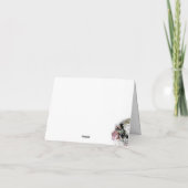 Elegante katholieke bruidsdouche bedankkaart (Achterkant)