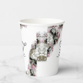 Elegante katholieke bruidsdouche papieren bekers (Rechts)