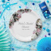 Elegante katholieke bruidsdouche papieren bordje (Feest)