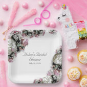 Elegante katholieke bruidsdouche papieren bordje (Feest)