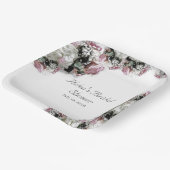 Elegante katholieke bruidsdouche papieren bordje (Gebogen)