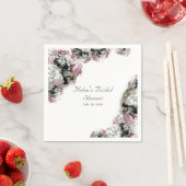 Elegante katholieke bruidsdouche servet (Insitu)