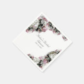 Elegante katholieke bruidsdouche servet (Hoek)