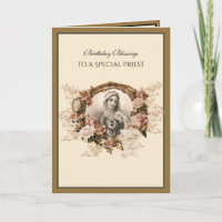 Elegante katholieke priester Goud Maagd Maria  