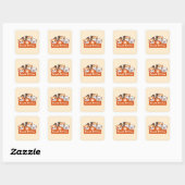 Elegante Kattenliefhebber Sticker | kat vader (Vel)