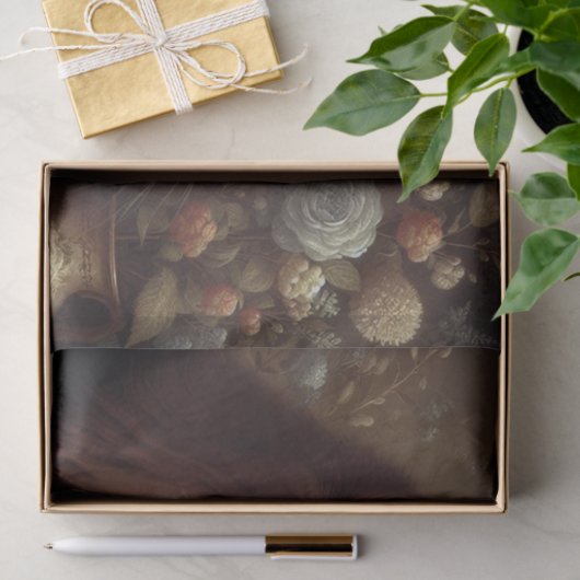 Elegante kattenportretdecoupage tissuepapier (Geschenk)