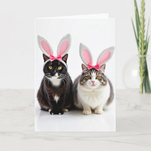 Elegante Kattenvieringkaart Kaart