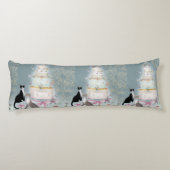Elegante kattenvieringstaart lichaamskussen (Achterkant)