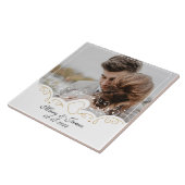 Elegante Keepsake Herinneringen Groom Passen getro Tegeltje (Zijkant)