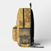 Elegante Keltische knoop in gouden kleuren. Bedrukte Rugzak (Rechts)