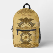 Elegante Keltische knoop in gouden kleuren.