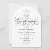 Elegante Keltische kruis religieuze bevestiging Kaart (Voorkant)