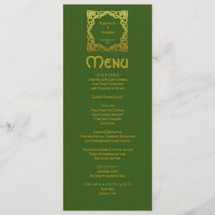 Elegante Keltische Trouwring Groen Nepgoud Keltisc Menu