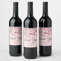 Elegante Kersenbloesem Boom Bloemblaadjes Roze Tro