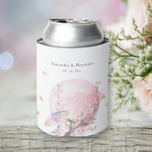 Elegante kersenbloesem bruiloft blikjeskoeler