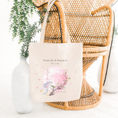 Elegante kersenbloesem bruiloft welkom tote bag
