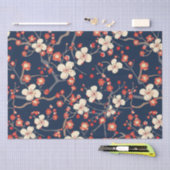 Elegante kersenbloesem naadloos patroon (10) tissuepapier (Craft)