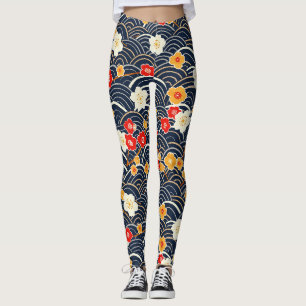 Elegante kersenbloesem naadloos patroon (12) leggings