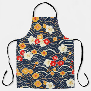 Elegante kersenbloesem naadloos patroon (12) schort