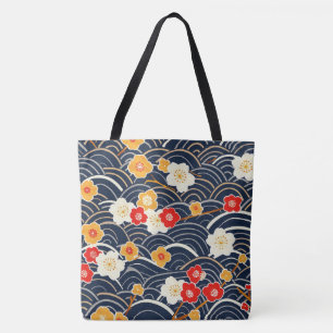 Elegante kersenbloesem naadloos patroon (12) tote bag